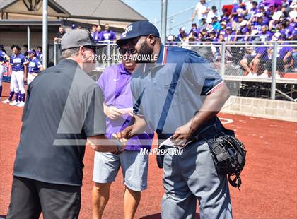 Thumbnail 3 in Guyer vs. Weslaco (UIL 6A Softball Semifinal) photogallery.