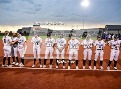 Thumbnail 1 in Guyer vs. Weslaco (UIL 6A Softball Semifinal) photogallery.
