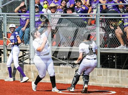 Thumbnail 2 in Guyer vs. Weslaco (UIL 6A Softball Semifinal) photogallery.