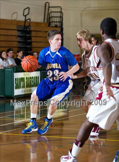 Thumbnail 2 in Clovis West vs Agoura (Santa Barbara Holiday Classic) photogallery.