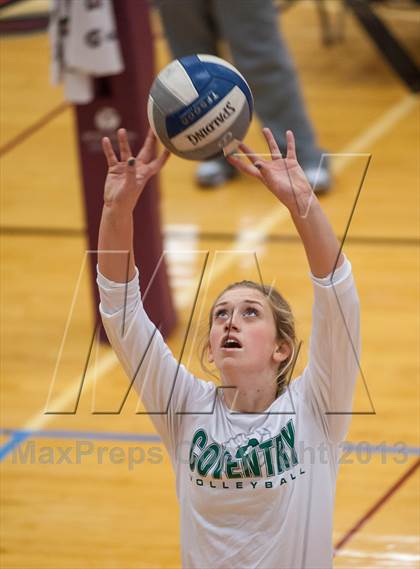 Thumbnail 2 in Coventry vs Medfield (2013 Volleyhall Classic) photogallery.