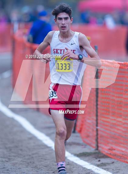 Thumbnail 3 in CIF State Cross Country Championships (Boys D2 Race) photogallery.