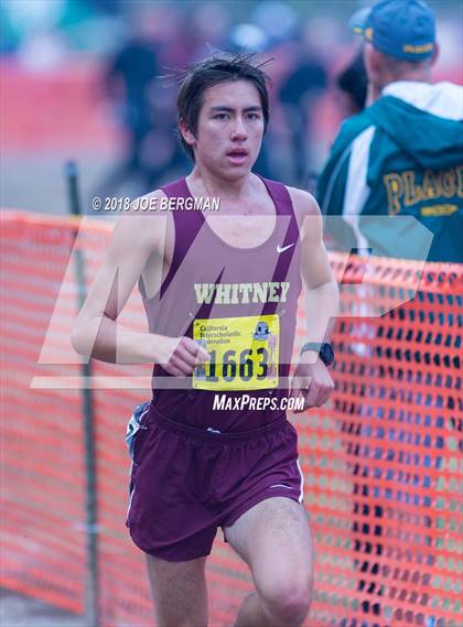 Thumbnail 1 in CIF State Cross Country Championships (Boys D2 Race) photogallery.