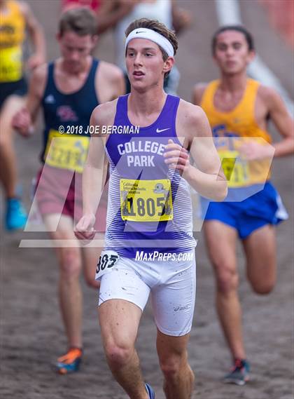 Thumbnail 2 in CIF State Cross Country Championships (Boys D2 Race) photogallery.