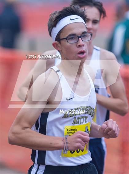 Thumbnail 2 in CIF State Cross Country Championships (Boys D2 Race) photogallery.