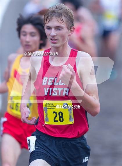 Thumbnail 2 in CIF State Cross Country Championships (Boys D2 Race) photogallery.