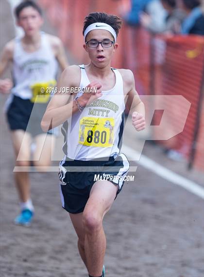 Thumbnail 1 in CIF State Cross Country Championships (Boys D2 Race) photogallery.