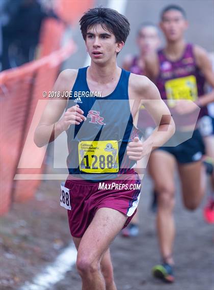 Thumbnail 1 in CIF State Cross Country Championships (Boys D2 Race) photogallery.