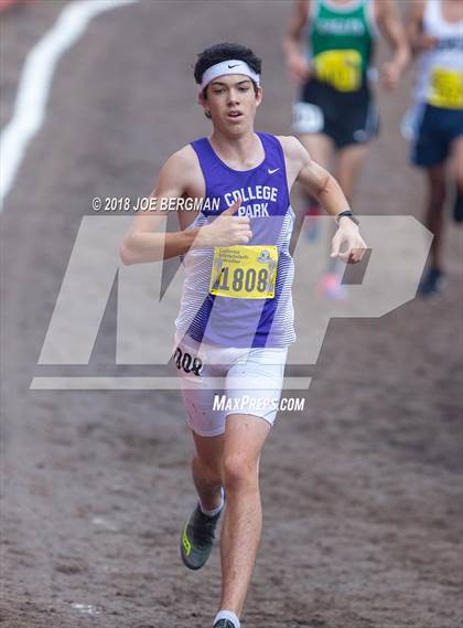 Thumbnail 2 in CIF State Cross Country Championships (Boys D2 Race) photogallery.