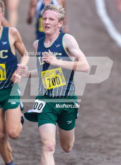 Thumbnail 2 in CIF State Cross Country Championships (Boys D2 Race) photogallery.