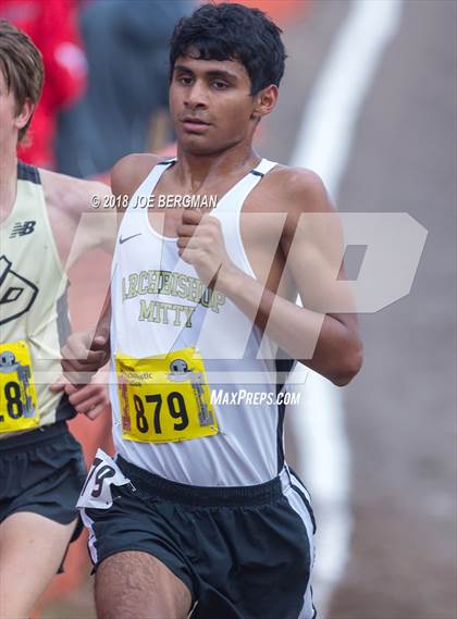 Thumbnail 1 in CIF State Cross Country Championships (Boys D2 Race) photogallery.