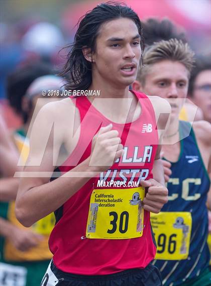 Thumbnail 1 in CIF State Cross Country Championships (Boys D2 Race) photogallery.