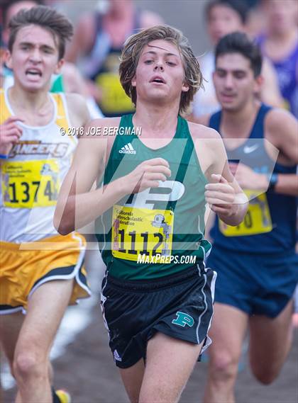 Thumbnail 1 in CIF State Cross Country Championships (Boys D2 Race) photogallery.