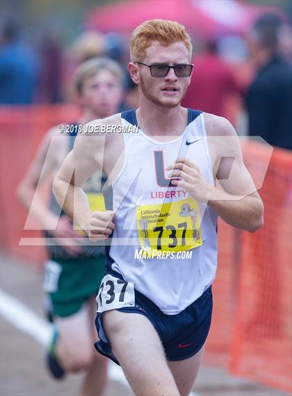 Thumbnail 3 in CIF State Cross Country Championships (Boys D2 Race) photogallery.