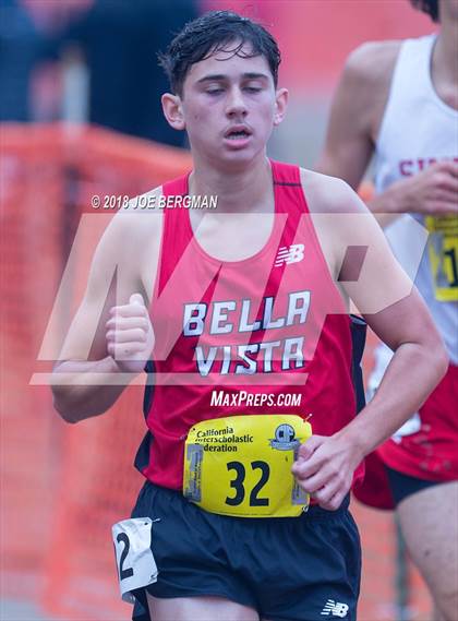 Thumbnail 1 in CIF State Cross Country Championships (Boys D2 Race) photogallery.