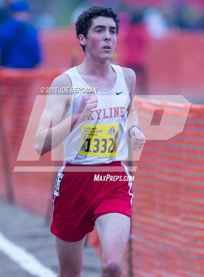 Thumbnail 2 in CIF State Cross Country Championships (Boys D2 Race) photogallery.