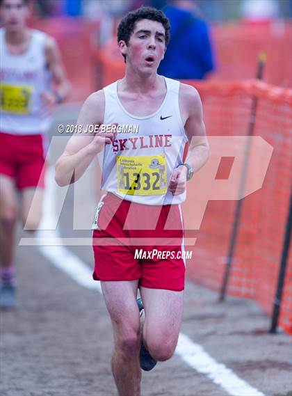 Thumbnail 3 in CIF State Cross Country Championships (Boys D2 Race) photogallery.