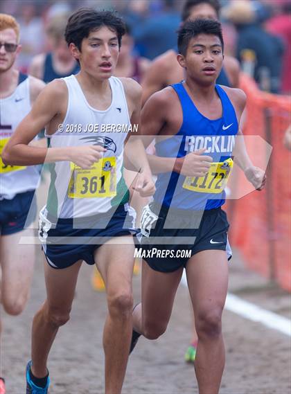 Thumbnail 2 in CIF State Cross Country Championships (Boys D2 Race) photogallery.