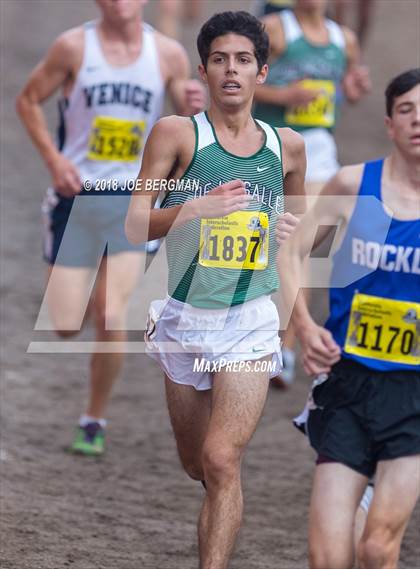 Thumbnail 2 in CIF State Cross Country Championships (Boys D2 Race) photogallery.