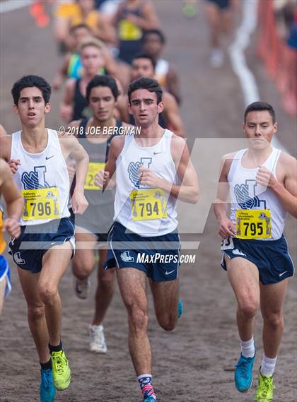 Thumbnail 2 in CIF State Cross Country Championships (Boys D2 Race) photogallery.