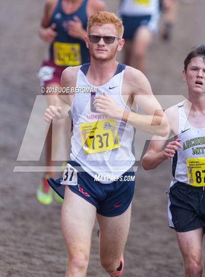 Thumbnail 3 in CIF State Cross Country Championships (Boys D2 Race) photogallery.