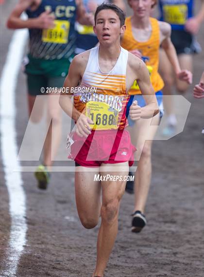 Thumbnail 1 in CIF State Cross Country Championships (Boys D2 Race) photogallery.