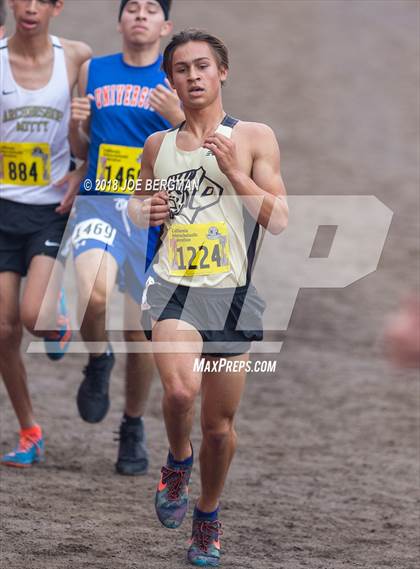 Thumbnail 1 in CIF State Cross Country Championships (Boys D2 Race) photogallery.