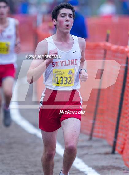 Thumbnail 1 in CIF State Cross Country Championships (Boys D2 Race) photogallery.