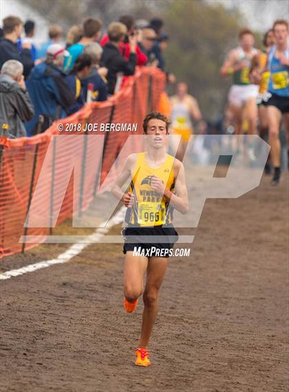 Thumbnail 1 in CIF State Cross Country Championships (Boys D2 Race) photogallery.