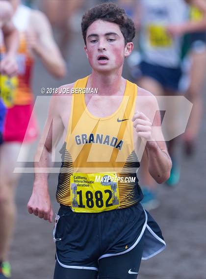 Thumbnail 1 in CIF State Cross Country Championships (Boys D2 Race) photogallery.