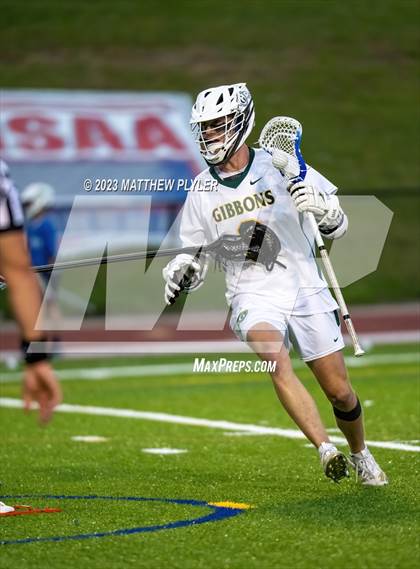 Thumbnail 3 in Cardinal Gibbons vs. Charlotte Catholic (NCHSAA 4A Final) photogallery.