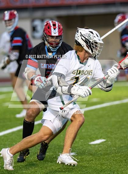 Thumbnail 1 in Cardinal Gibbons vs. Charlotte Catholic (NCHSAA 4A Final) photogallery.