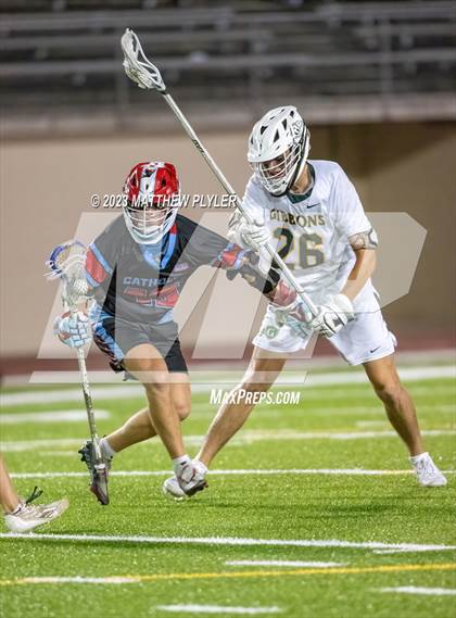 Thumbnail 2 in Cardinal Gibbons vs. Charlotte Catholic (NCHSAA 4A Final) photogallery.