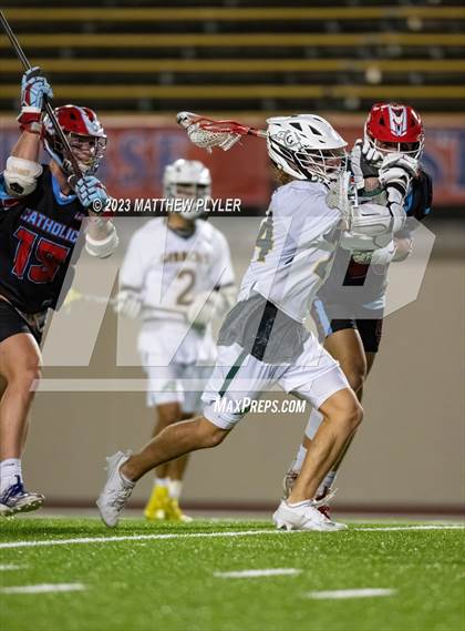Thumbnail 3 in Cardinal Gibbons vs. Charlotte Catholic (NCHSAA 4A Final) photogallery.