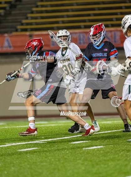 Thumbnail 3 in Cardinal Gibbons vs. Charlotte Catholic (NCHSAA 4A Final) photogallery.