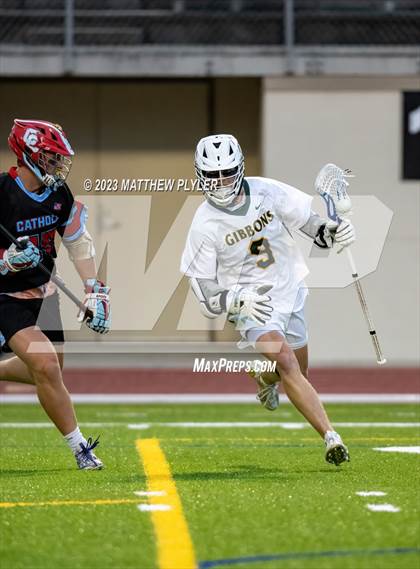 Thumbnail 1 in Cardinal Gibbons vs. Charlotte Catholic (NCHSAA 4A Final) photogallery.