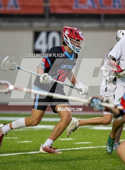 Thumbnail 2 in Cardinal Gibbons vs. Charlotte Catholic (NCHSAA 4A Final) photogallery.