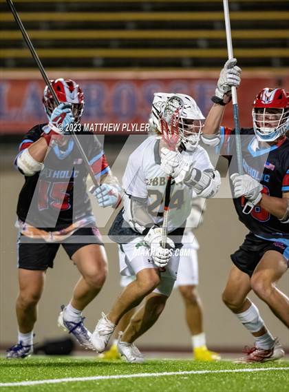 Thumbnail 3 in Cardinal Gibbons vs. Charlotte Catholic (NCHSAA 4A Final) photogallery.