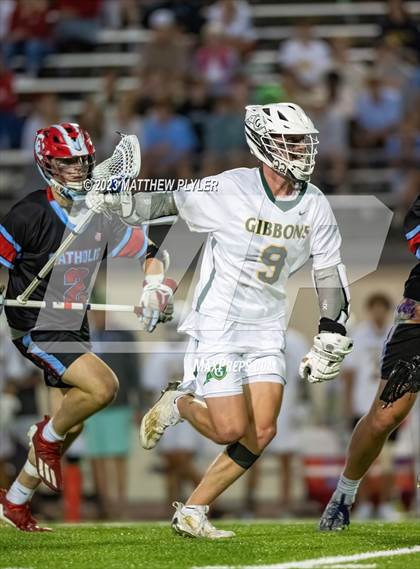 Thumbnail 3 in Cardinal Gibbons vs. Charlotte Catholic (NCHSAA 4A Final) photogallery.