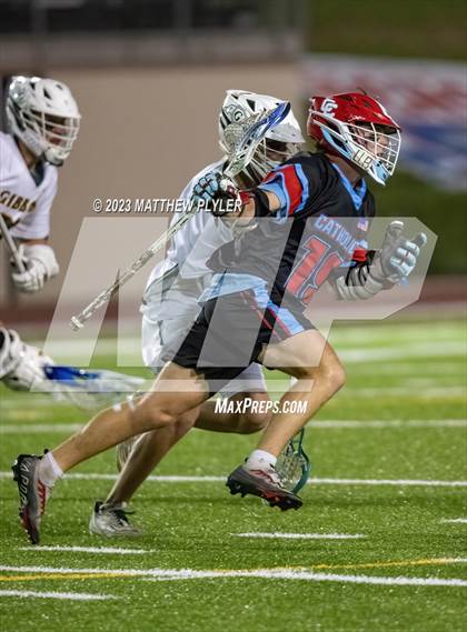 Thumbnail 3 in Cardinal Gibbons vs. Charlotte Catholic (NCHSAA 4A Final) photogallery.