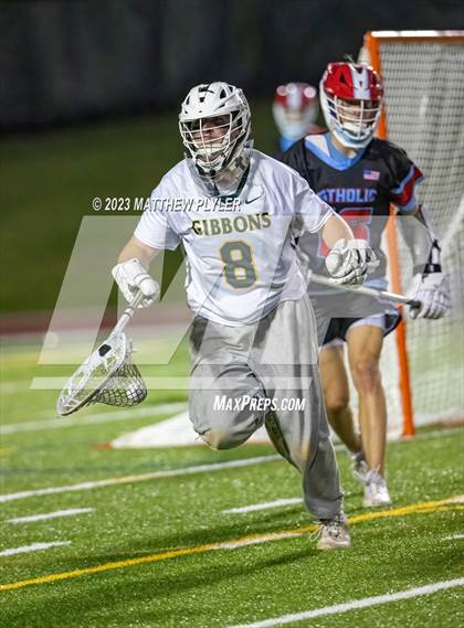 Thumbnail 1 in Cardinal Gibbons vs. Charlotte Catholic (NCHSAA 4A Final) photogallery.