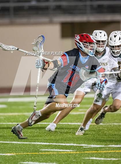 Thumbnail 2 in Cardinal Gibbons vs. Charlotte Catholic (NCHSAA 4A Final) photogallery.