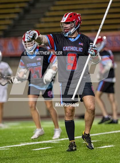 Thumbnail 1 in Cardinal Gibbons vs. Charlotte Catholic (NCHSAA 4A Final) photogallery.