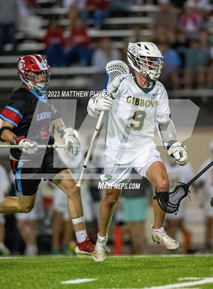 Thumbnail 2 in Cardinal Gibbons vs. Charlotte Catholic (NCHSAA 4A Final) photogallery.