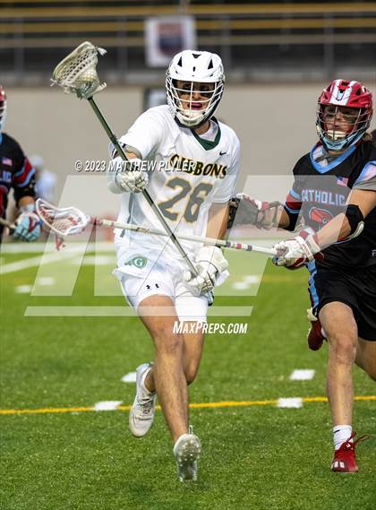 Thumbnail 3 in Cardinal Gibbons vs. Charlotte Catholic (NCHSAA 4A Final) photogallery.