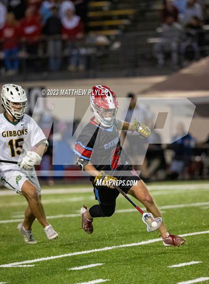 Thumbnail 1 in Cardinal Gibbons vs. Charlotte Catholic (NCHSAA 4A Final) photogallery.