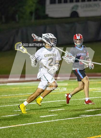 Thumbnail 3 in Cardinal Gibbons vs. Charlotte Catholic (NCHSAA 4A Final) photogallery.