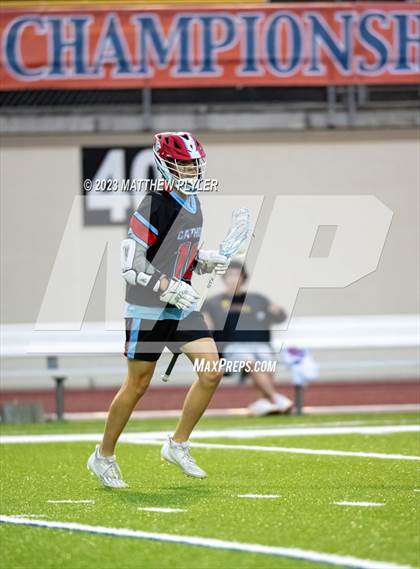 Thumbnail 2 in Cardinal Gibbons vs. Charlotte Catholic (NCHSAA 4A Final) photogallery.