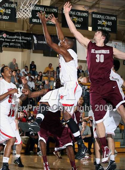 Thumbnail 1 in Sagemont vs Saint Benedicts (City of Palms Classic) photogallery.