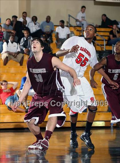 Thumbnail 3 in Sagemont vs Saint Benedicts (City of Palms Classic) photogallery.